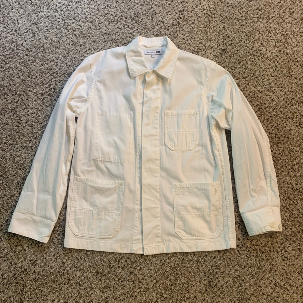 Uniqlo JW Anderson White Chore Coat